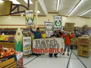 Visiting the grocery stores was amazing and rewarding at March Against Monsanto in Taos, NM Spring 2014