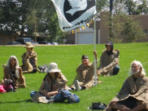 Love-In-Action Taos joins Pax Christi and John Dear for the Annual Sackcloth and Ashes Hirsoshima Day Peace Vigil at Los Alamos National Laboratory.